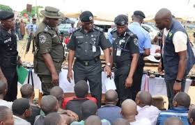 Police Parade Ibadan serial killers