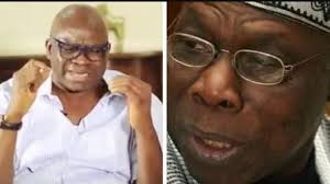 Corruption: Obasanjo teamed up with others to foist Buhari on Nigerians, his silence worrisome- Fayose