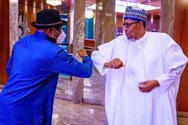 Goodluck Jonathan visit President Buhari for the second time within a week