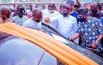 Gbajabiamila shares 145 vehicles, education grants, others to constituents (Photo)